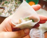 Hình bước làm 3 của món Chả giò mực