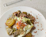 Foto del paso 4 de la receta: Alcachofas, huevo, patata y foie