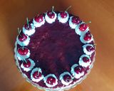 Foto del passaggio 7 della ricetta Cheesecake Foresta Nera 🍒🍒 🍫 🍫