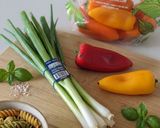 A picture of step 2 of Seafood Pasta Salad with a Crisp Apple Twist.