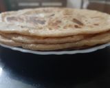 A picture of step 4 of Rava Paratha(Sanjechi poli).