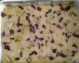 A picture of step 7 of "Thandai Chocolate Fudge".