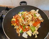 Foto langkah ke 3 dari resep Mie hun goreng tempe.