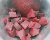 A picture of step 1 of Beetroot Idli.