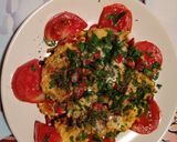 Pas rețetă Omletă cu legume, cașcaval și pătrunjel 1 fotografie