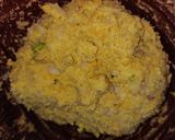 A picture of step 3 of Cornflakes Pohe Pakode.