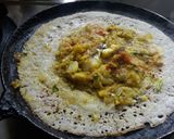 A picture of step 2 of Masala Dosa batata bhaji chutney.