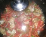 A picture of step 5 of Chinese biryani.