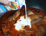 Gambar langkah 5 resipi Gulai Kari Ikan Tongkol.