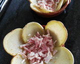 Foto del paso 11 de la receta: Flor de patata con huevo, bacon y queso
