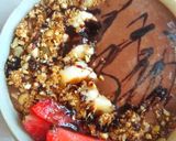 A picture of step 3 of Chocolate banana and almond smoothie.