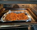 A picture of step 2 of Chickpeas popcorns 🍿.