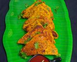 A picture of step 4 of Besan Toast.