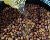 A picture of step 1 of Black Chickpea Chaat.
