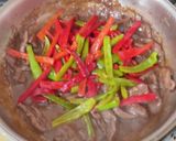 Foto langkah ke 7 dari resep Tumis Daging Sapi dan Paprika.