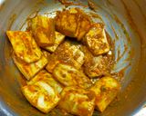 A picture of step 2 of Raw Banana Fry.