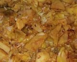 पत्ता गोभी और आलू की सब्जी (Patta gobhi aur aloo ki sabzi recipe in Hindi) रेसिपी चरण 5 फोटो