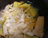 Nagydobosi krém leves 🧅🍚🌞 (rizstejszines) recept fázis 2 fotója