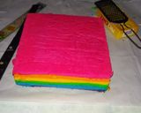 Foto langkah ke 5 dari resep Mini Rainbow roll cake.