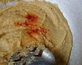 A picture of step 5 of Poha Kesri Halva.