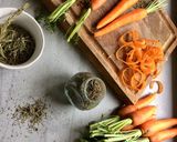 Une image de l'étape 1 de Carottes au curry, miel et Thym.
