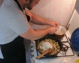 Currys, gombás, cukkínis csirkemell rizzsel recept fázis 6 fotója