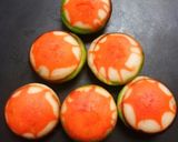 A picture of step 7 of Tricolour Rice Flour Custard Appe.