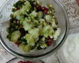 A picture of step 1 of Sprout and veggies salad.