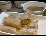 A picture of step 6 of Chicken Bihari roll👌🏻.