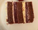 Pas rețetă Red velvet cu jeleu din fructe de padure 35 fotografie