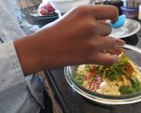 A picture of step 1 of Cauliflower fritters.