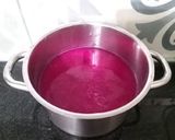 Hình bước làm 2 của món Sữa chua mây hồng