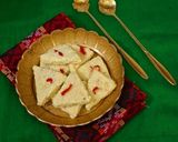 A picture of step 3 of Paneer Burfi (For RakshaBandhan).