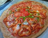 Foto del paso 4 de la receta Pizza integral de verduras sin queso🍕🍕