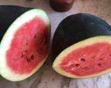 A picture of step 1 of Water melon shots.
