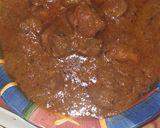 A picture of step 2 of Mutton curry.