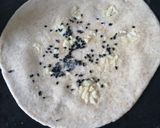 A picture of step 5 of Garlic tandoori roti on tava.