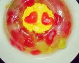 A picture of step 3 of Jello Ring Custard.