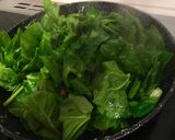 A picture of step 7 of Spinach Linguine.