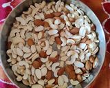 A picture of step 1 of Jaggery dryfruits Chikki.