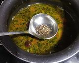 A picture of step 11 of Drum stick leaves Rasam.