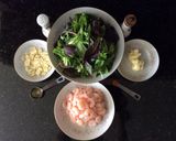 A picture of step 1 of Shrimp in Garlic Sauce Salad (Gambas al Ajillo Salad).