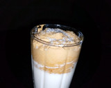 A picture of step 2 of Dalgona coffee.