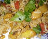 A picture of step 6 of #Veg_Biryani😋😋😋.