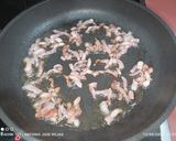 Foto del paso 3 de la receta Arroz frito con currys, setas y bacon