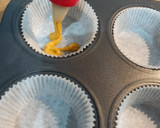 Foto del paso 6 de la receta: Magdalenas de yogurt griego, calabaza y chocolate blanco 🎃 🍫