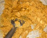 A picture of step 7 of Almond layer besan barfi.