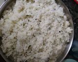 A picture of step 4 of Corn biryani.