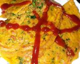 A picture of step 5 of Stuffed besan chhila.