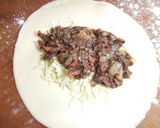 Foto del paso 4 de la receta Empanadas de morcilla de Burgos y chorizo colorado
